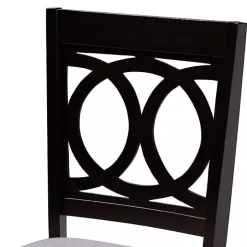 Espresso Wood Lenoir Dining Chairs, Set of 4