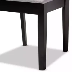 Espresso Wood Lenoir Dining Chairs, Set of 4