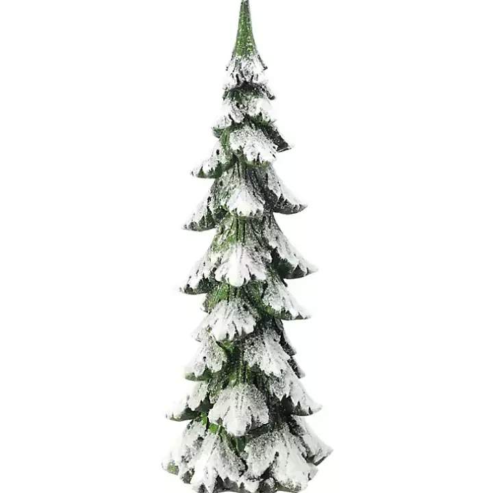 Evergreen Christmas Tree with Frosted Snow, 20 in.
