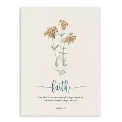 Faith Affirmations Canvas Art Print, 18x24 in.