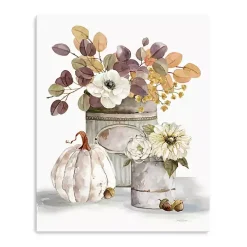 Fall Florals Canvas Art Print, 16x20 in.