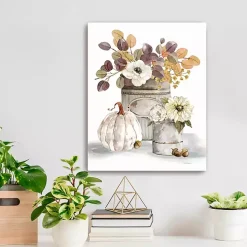 Fall Florals Canvas Art Print, 16x20 in.