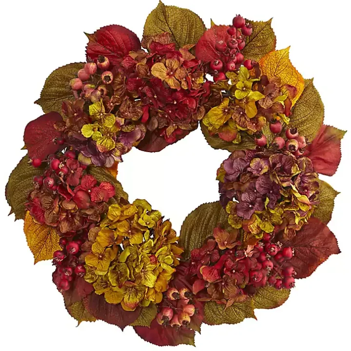 Fall Hydrangea Wreath