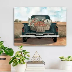 Fall Market Truck Canvas Art Print, 24x18 in.