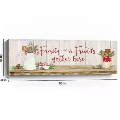 Family & Friends Gather Here Canvas Print