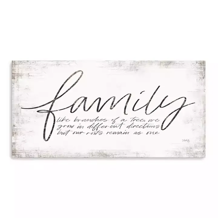 Family Branches Canvas Art Print, 40x20 in.