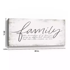 Family Branches Canvas Art Print, 40x20 in.