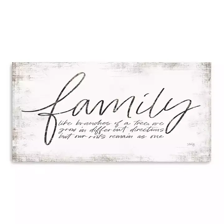 Family Branches Canvas Art Print, 60x30 in.