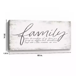 Family Branches Canvas Art Print, 60x30 in.