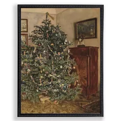 Family Tree Scene Framed Art Print
