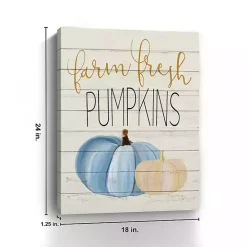 Farm Fresh Pumpkins Canvas Art Print