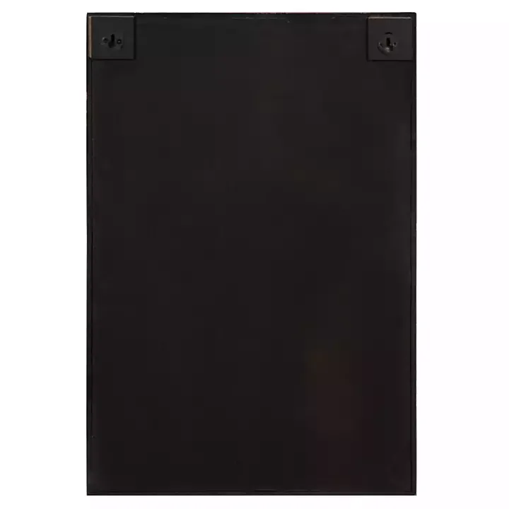 Farmhouse Chic Rustic Wood & Iron Wall Cabinet