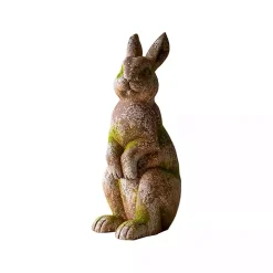 Faux Concrete Rabbit Outdoor Statue