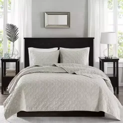 Faux Velvet California King 3-pc. Coverlet Set