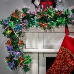 Fiber Optic Color Changing Christmas Garland