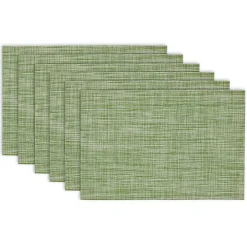 Fig Green Tweed Placemats, Set of 6