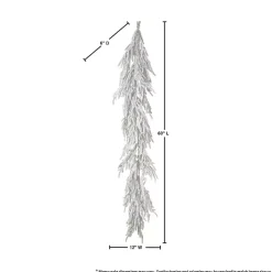 Flocked Norfolk Pine Garland