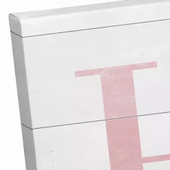 Floral Heart Home Canvas Art Print