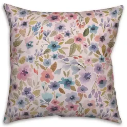 Floral Hoppy Easter Pillow