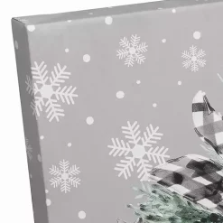 Floral Ice Skates Canvas Art Print