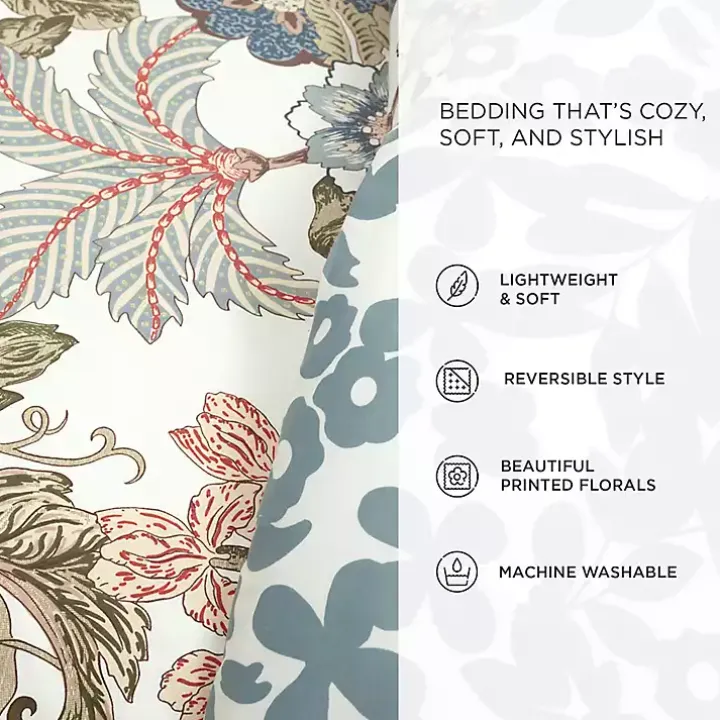Floral Sydney Reversible 3-pc. Queen Comforter Set