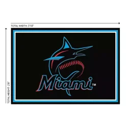 Florida Marlins Spirit Rug, 3x4