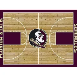 Florida State University Courtside Area Rug, 4x6