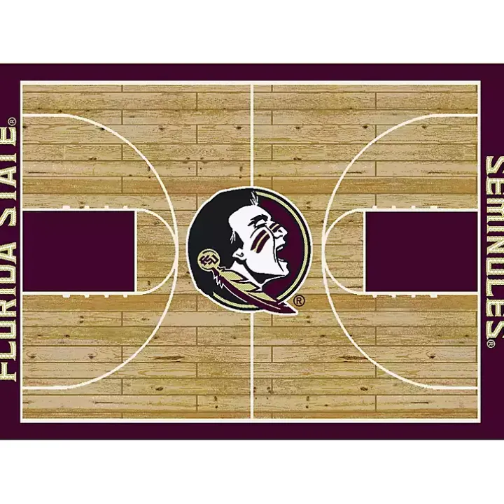 Florida State University Courtside Area Rug, 4x6