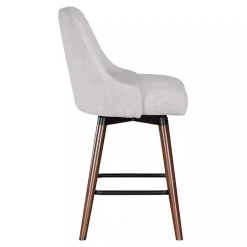 Fog Mid-Century Modern Swivel Counter Stool