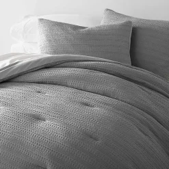 Fog Waffle Ultra-Soft 3-pc. King Comforter Set