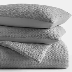 Fog Waffle Ultra-Soft 3-pc. Queen Comforter Set