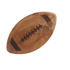 Football Shaped Acacia Wood Serving Board