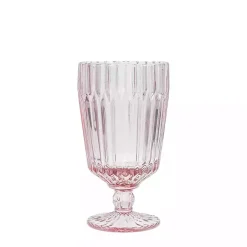 Fortessa Pink Archie Goblet Glasses, Set of 6