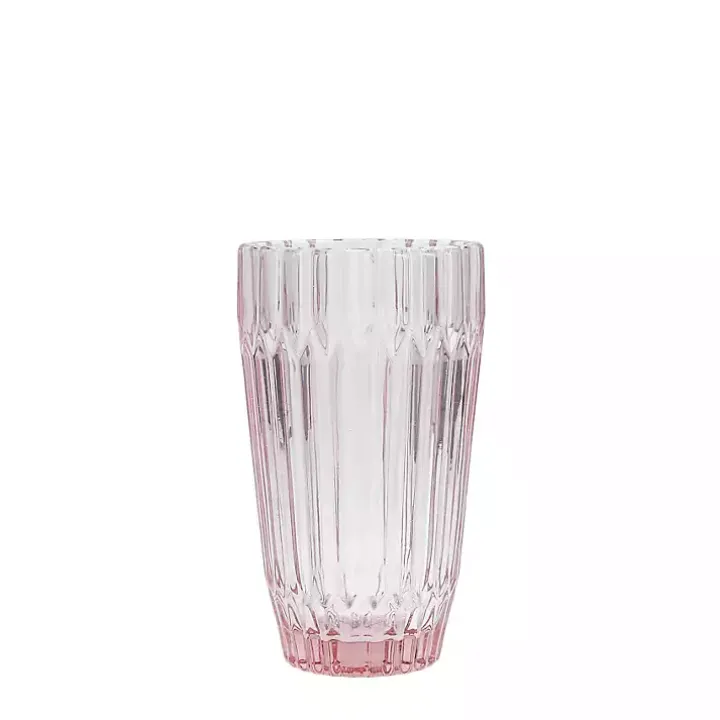 Fortessa Pink Archie Tall Glasses, Set of 6