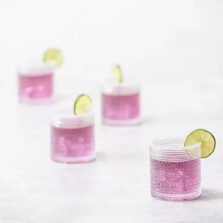 Fortessa Pink Jupiter Short Glasses, Set of 6