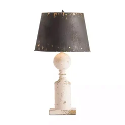 Fran Farmhouse Metal Shade Table Lamp
