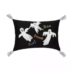 Freak Out! Ghosts Halloween Lumbar Pillow