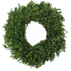 Fresh Cut Boxwood Christmas Wreath