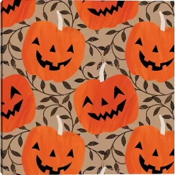 Friendly Jack O Lanterns Canvas Art Print