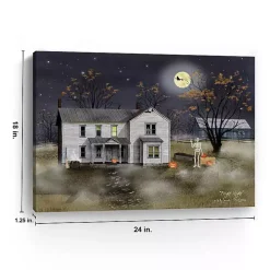 Fright Night Halloween Canvas Art Print