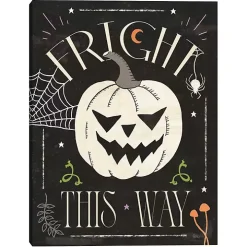Fright This Way Canvas Art Print