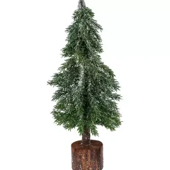 Frosted Pine Jute Base Christmas Tree