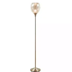 Frosted Starlight Golden Floor Lamp