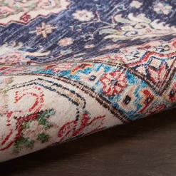 Fulton Navy Medallion Runner, 2x7