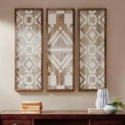 Gail Wooden Plaques, Set of 3