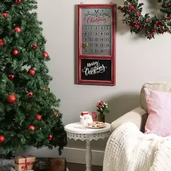 Galvanized Christmas Advent Calendar Plaque