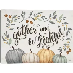 Gather and Be Grateful Halloween Wall Plaque
