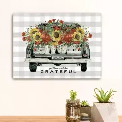 Gather and Be Grateful Truck Canvas Art Print