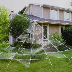 Giant Spider Web Outdoor Halloween Decoration