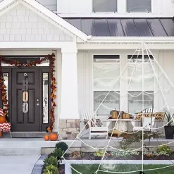 Giant Spider Web Outdoor Halloween Decoration